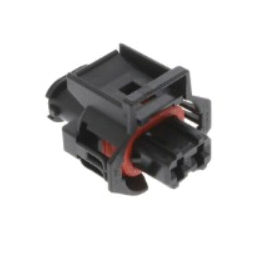 TE-Connectivity 1-936059-1 2 Position Housing, Housing for Female Terminals, Wire-to-Wire, 5 mm [.19 in] Centerline, Sealable, Black, Sealed Sensor Connector SSC System, Pack of 10.