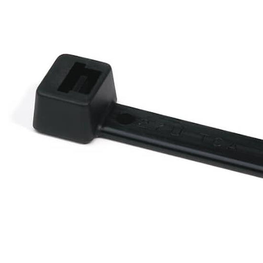 Cable tie inside serrated, 300.0x7.6mm, Ø5.0-80.0mm, black, Pack of 100, (T120I-PA66-BK)