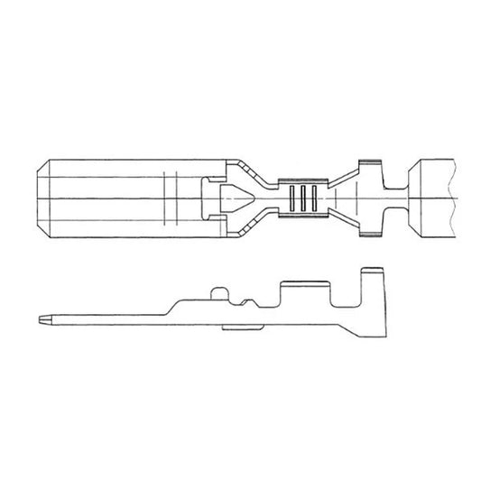 Automotive Connectors TERM 250 X M 6.3MM SLD 71142873 Pack of 10.