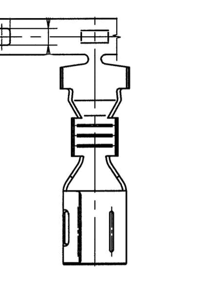 Automotive Connectors TERM YESC FEM 6.3MM SLD 7116414302 Pack of 10.