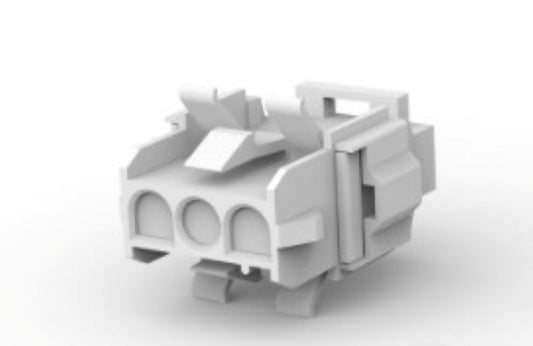 770025-1 Housing, Receptacle, Crimp, Wire-to-Panel / Wire-to-Wire, UL 94V-0, 3 Position, Universal MATE-N-LOK, Rectangular Wire & Cable Connectors & Housings, Pack of 10