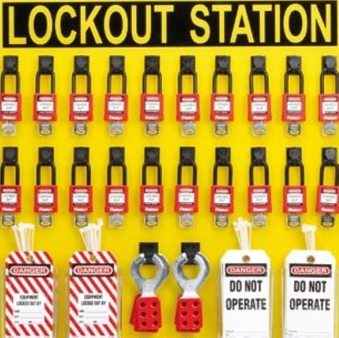 Panduit PSL-20SWC PPE Safety Equipment / Lockout Tagout Lockout Station With Components, 20 Pers