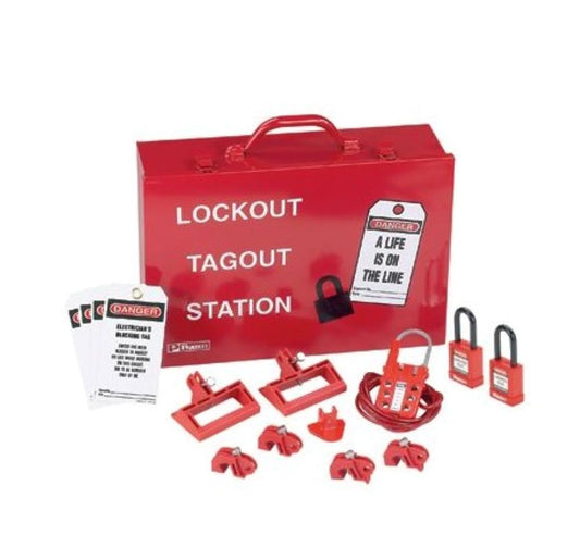 Panduit PSL-KT-PWR PPE Safety Equipment / Lockout Tagout POWER/PANEL DISTY LOCKOUT KIT RED